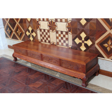 Carrinho de TV Authentic Birmânia Padauk com Ming estilo simples